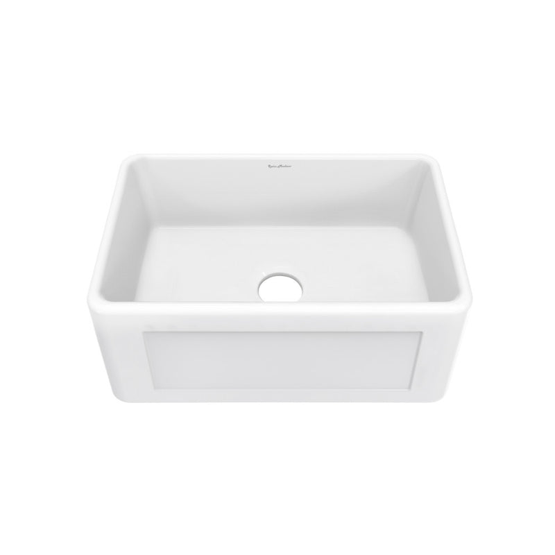 Delice 24 x 18 Ceramic, Farmhouse Kitchen Sink with Apron