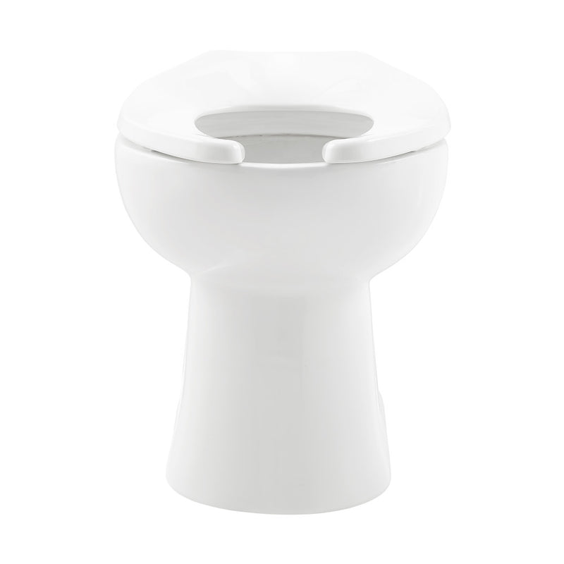 Sirene Floor-Mounted Commercial Elongated Top Flush Spud Flushometer Toilet Bowl