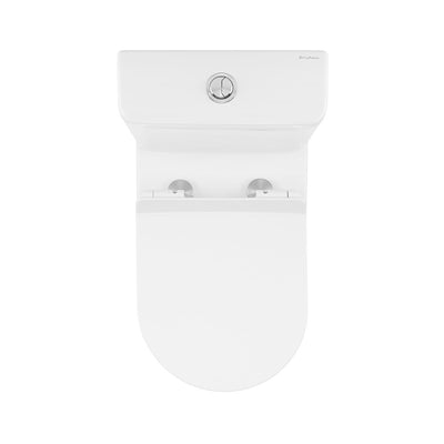 Calice Two-Piece Elongated Rear Outlet Toilet Dual-Flush 1.1/1.6 gpf