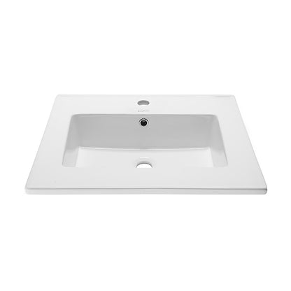 Voltaire 25 Vanity Top Sink with Single Faucet Hole