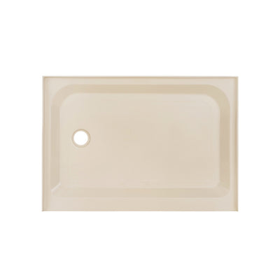 Voltaire 48" x 36" Single-Threshold, Left-Hand Drain, Shower Base in Biscuit