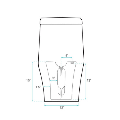Ivy One-Piece Toilet, 10" Rough-in 1.1/1.6 gpf