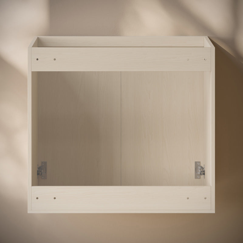 Cascade 24" Wall-Mounted Bathroom Vanity Cabinet without Top in White Oak