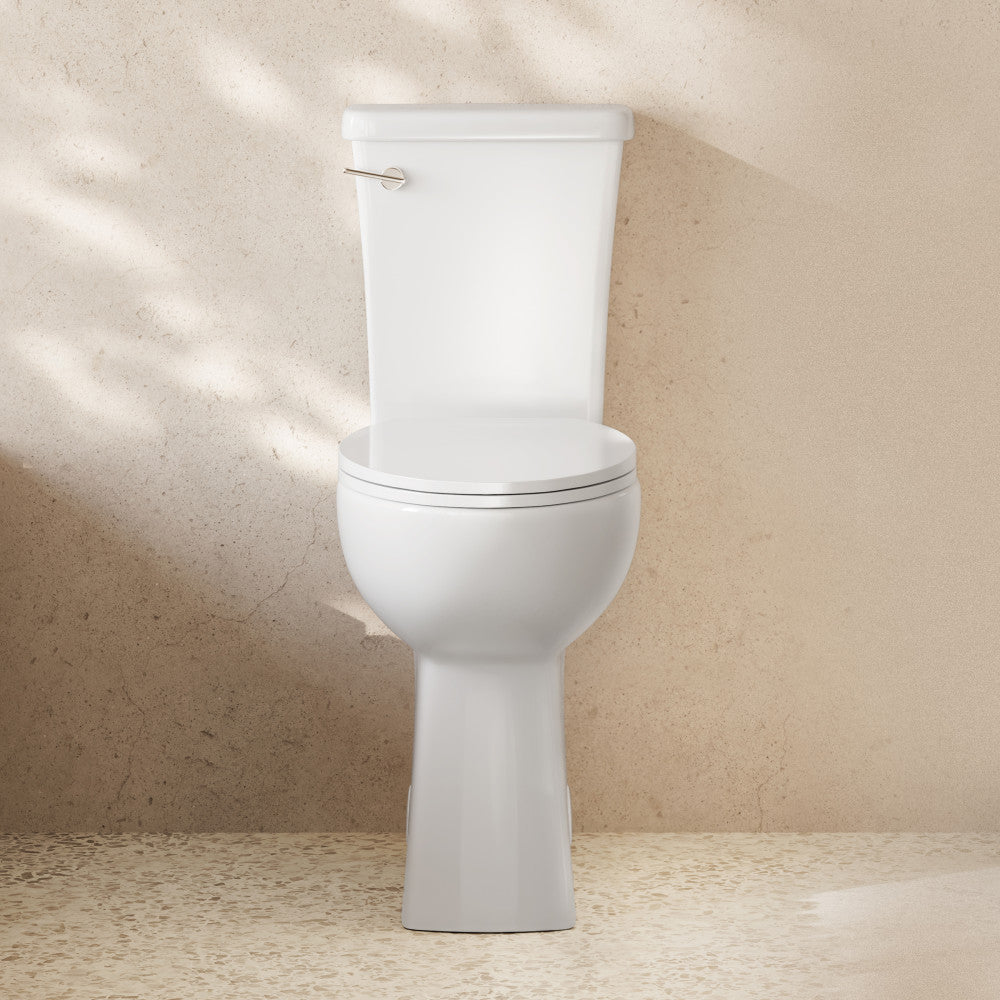 Classe Extra Tall Two-Piece 12" Rough-in 1.28 GPF Elongated Toilet – 21" Bowl Height – Glossy White