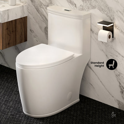 Beau One-Piece Elongated Toilet Dual-Flush 1.1/1.6 gpf