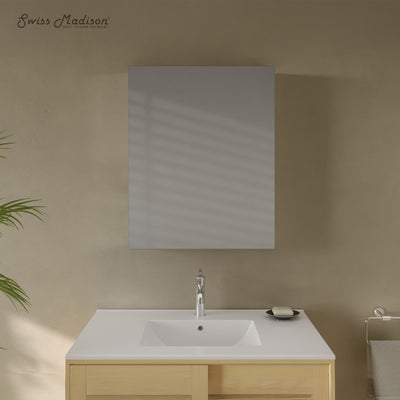 Cache 24 x 30 Rectangle Recessed/Wall Mount Medicine Cabinet with Mirrored Sides