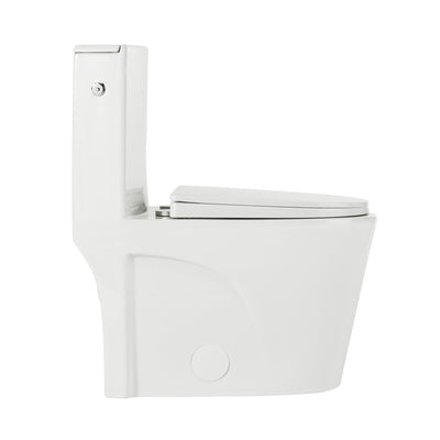 St. Tropez One-Piece Elongated Toilet, Touchless 1.1/1.6 gpf