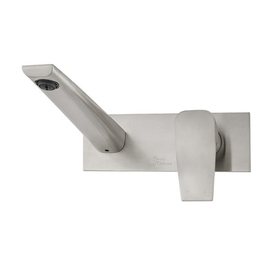 Monaco Single-Handle, Wall-Mount, Bathroom Faucet in Brushed Nickel