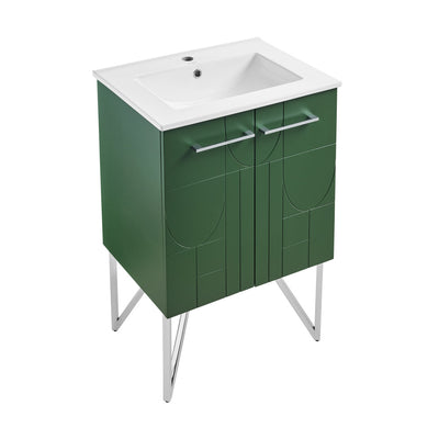 Annecy 24" Bathroom Vanity in Atlas Green