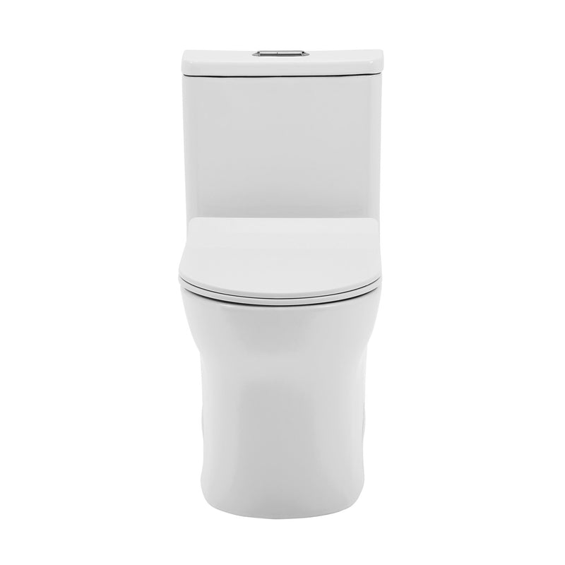 Burdon One-Piece Elongated Toilet Vortex Dual-Flush 1.1/1.6 gpf