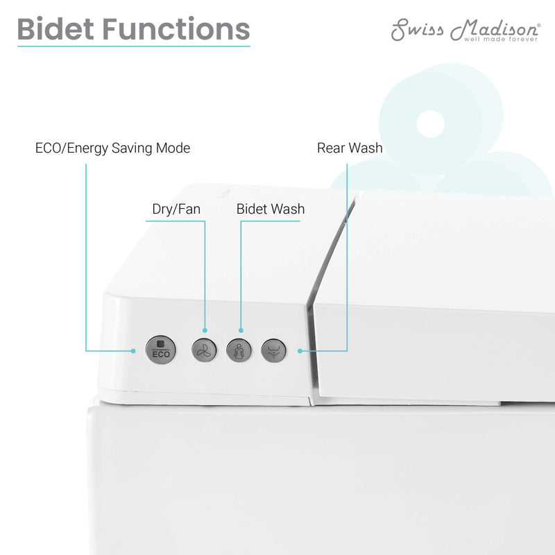 Hugo Smart Wall-Hung Toilet with Bidet Bundle