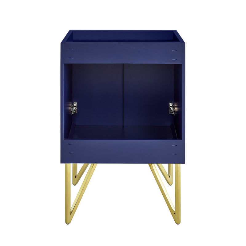 Annecy 24 Granger Blue Bathroom Vanity Cabinet Only (SM-BV252L)