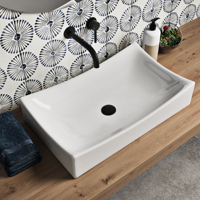 Marseille 25.5” Rectangle Vessel Bathroom Sink