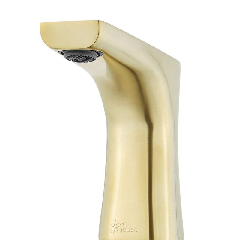 Monaco 8 in. Widespread, 2-Handle, Bathroom Faucet in Brushed Gold