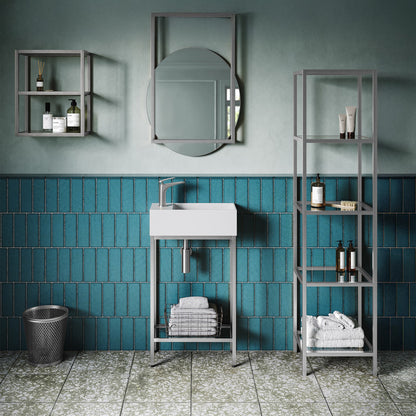 Pierre 35.5" Vanity Mirror in Chrome