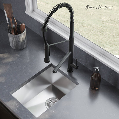 Tourner 14 x 18 Stainless Steel, Single Basin, Undermount Kitchen Sink