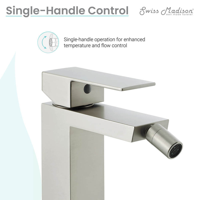 Concorde Bidet Faucet in Nickel