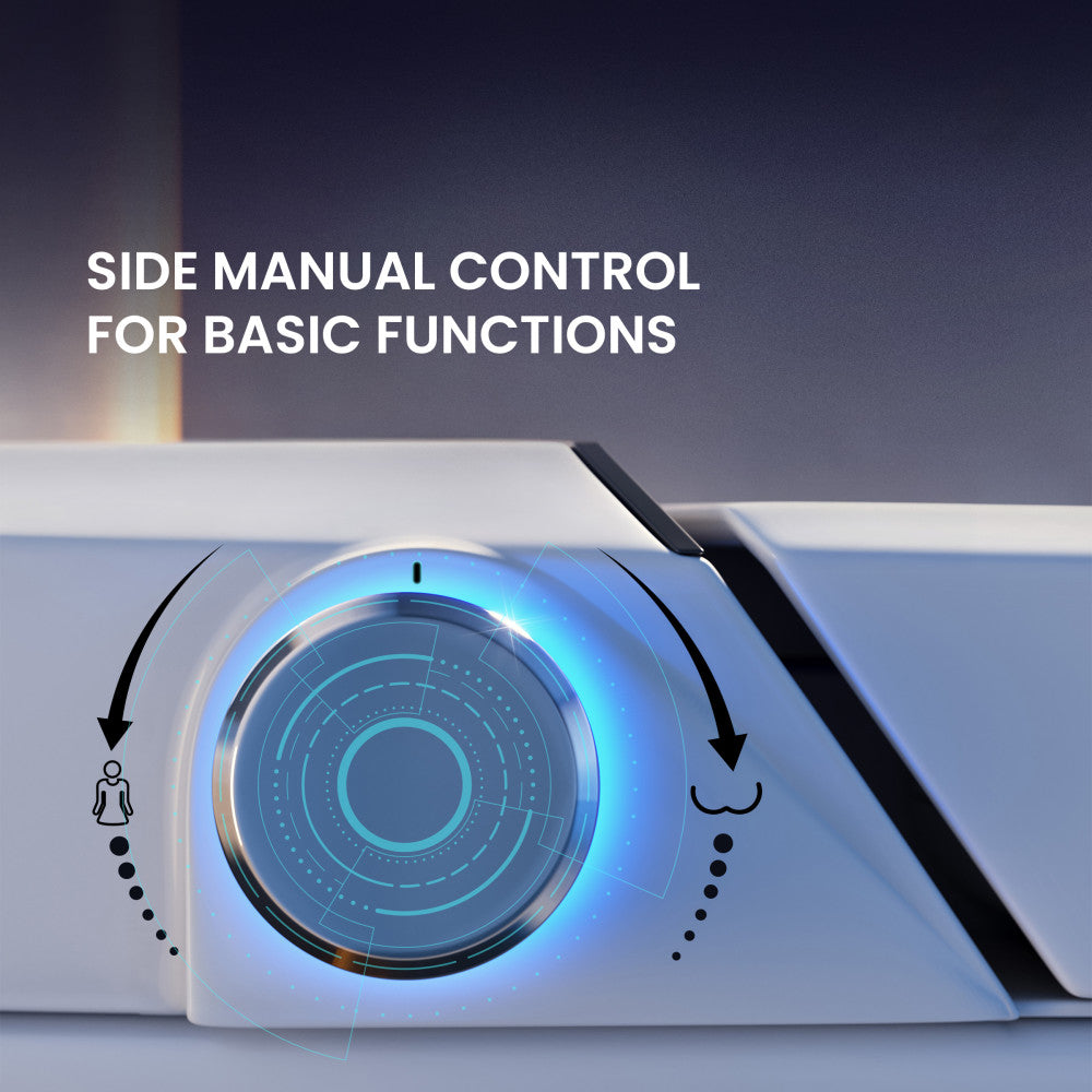 Viro Smart Tankless Elongated Toilet and Bidet, Touchless Vortex Dual-Flush 1.1/1.6 gpf