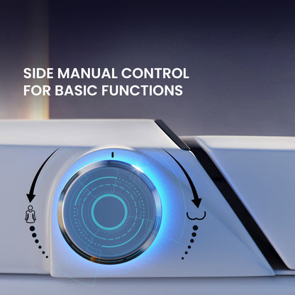 Viro Smart Tankless Elongated Toilet and Bidet, Touchless Vortex Dual-Flush 1.1/1.6 gpf