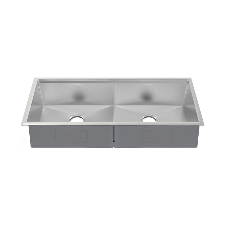 Rivage 45 x 19 Dual Basin Undermount Kitchen Workstation Sink