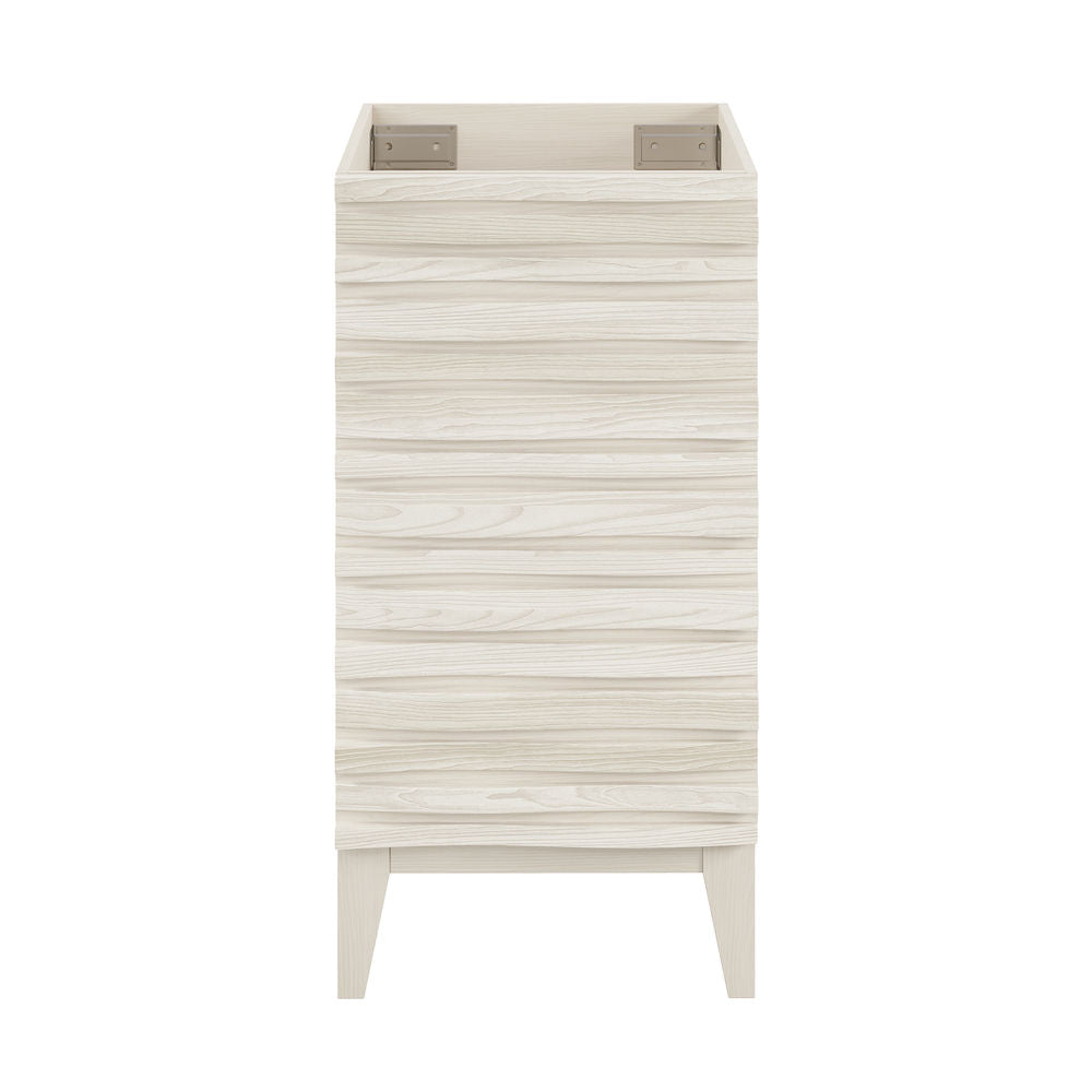 Cascade 18" Freestanding Bathroom Vanity Cabinet without Top in White Oak