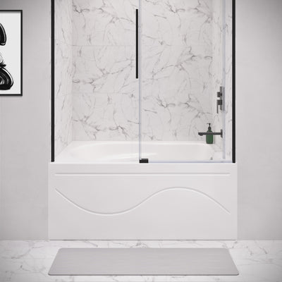 Ivy 48'' x 32" Bathtub with Apron Right Hand Drain in White