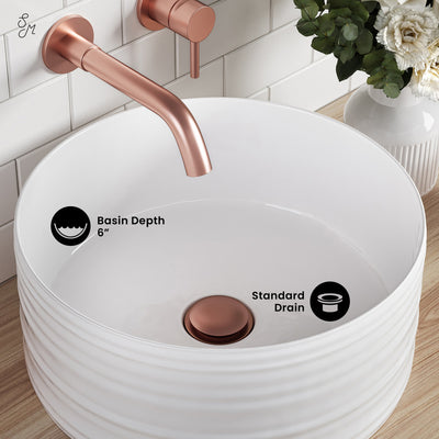 Adour 16'' Vessels Sink in White