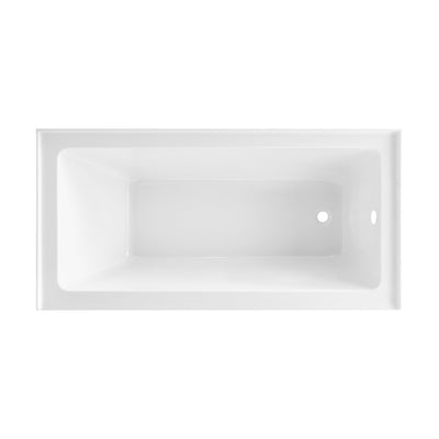 Voltaire 60 x 30 Skirted Right Drain Soaking Apron Bathtub in Glossy White