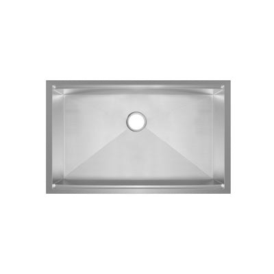 Rivage 32 x 19 Single Basin Undermount Kitchen Workstation Sink