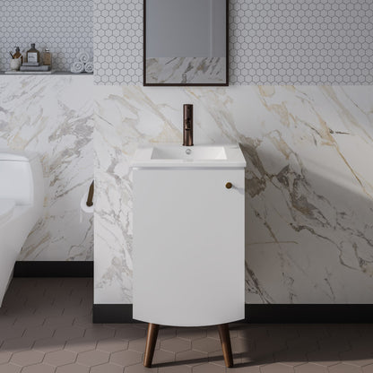 Manoir 18" Bathroom Vanity in White
