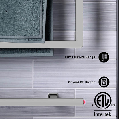 Voltaire 5-Bar Electric Towel Warmer in Chrome
