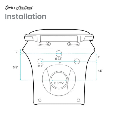 Cascade Wall-Hung Elongated Toilet Bowl