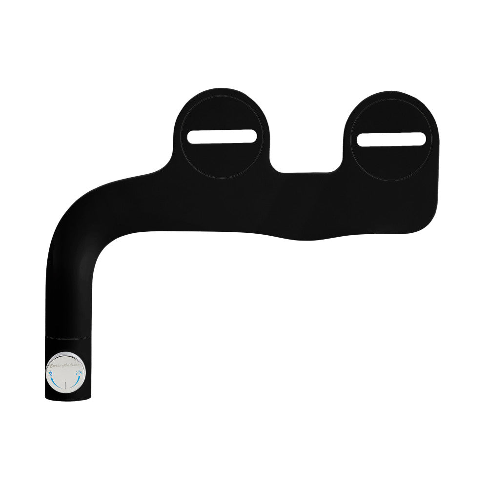 Aqua Non-Electric Bidet Toilet Attachment in Matte Black