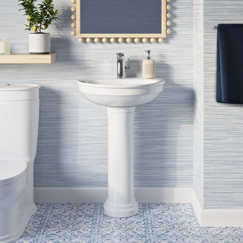 Santorini Two-Piece Pedestal Sink