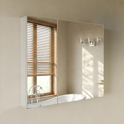 Cache 36 x 30 Rectangle Recessed/Wall Mount Medicine Cabinet with Mirrored Sides