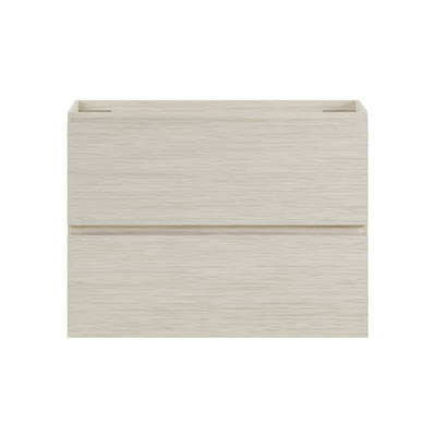 Liberte 30" Wall-Mounted Bathroom Vanity Cabinet without Top in White Oak