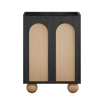 Plaisir II 24" Freestanding Bathroom Vanity Cabinet without Top in Black Oak