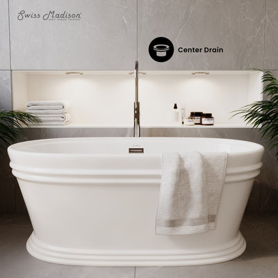 Santorini 60" Freestanding Tub