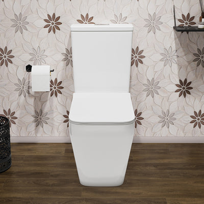 Rivoli Two-Piece Square Toilet Dual-Flush 1.1/1.6 gpf