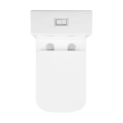 Eclair One-Piece Square Toilet Dual-Flush 0.8/1.28 gpf