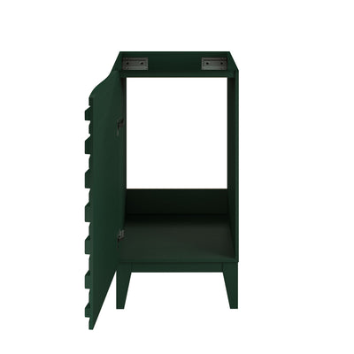 Cascade 18" Freestanding Bathroom Vanity Cabinet without Top in Green Oak