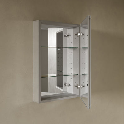 Cache 20 x 30 Rectangle Recessed/Wall Mount Medicine Cabinet with Mirrored Sides