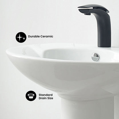 Plaisir Rounded Basin Pedestal Sink