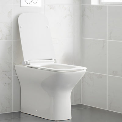 Carre Back-To-Wall Square Toilet Bowl