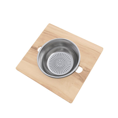 17 x 17 Flatform with Colander and Mixing Bowl