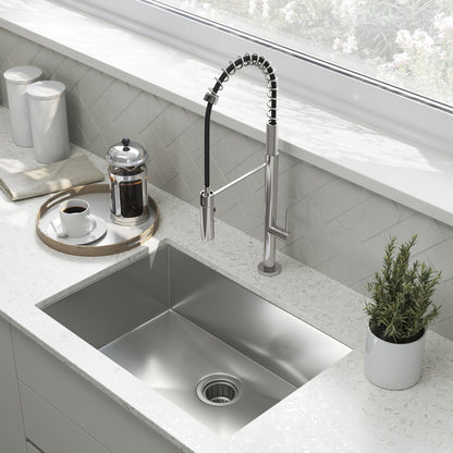 Tourner 26 x 18 Stainless Steel, Single Basin, Undermount Kitchen Sink
