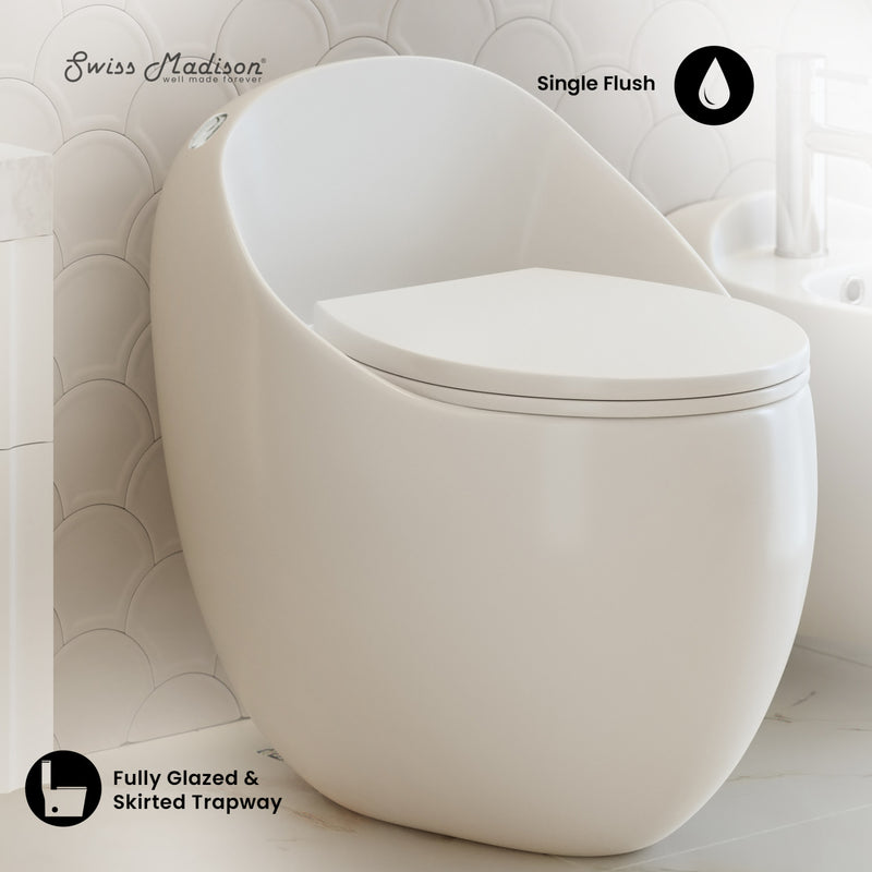 Plaisir II One-Piece Elongated Toilet Top Flush 1.28 GPF