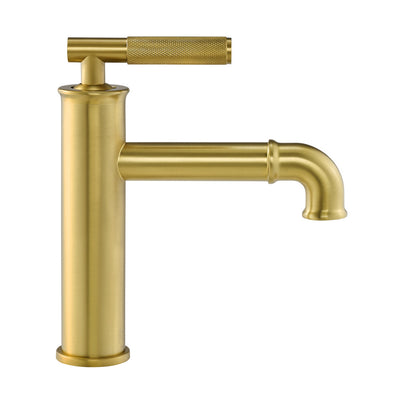 Avallon Single Hole, Single-Handle Sleek, Bathroom Faucet in Brushed Gold