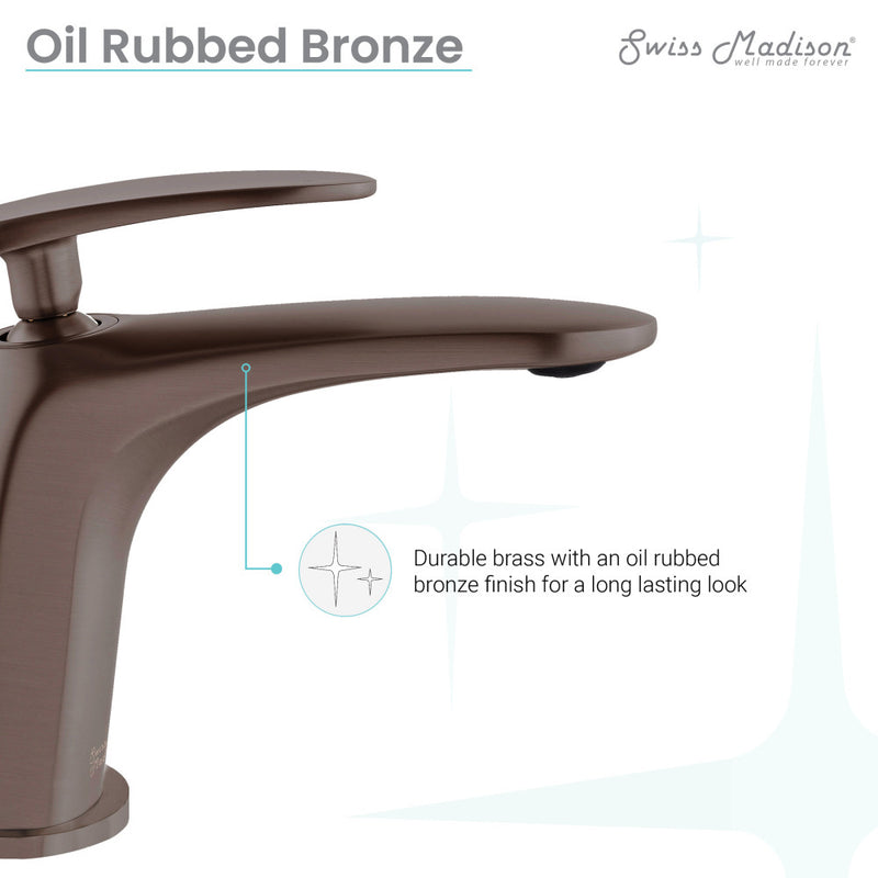 Sublime Single Hole, Single-Handle, Bathroom Faucet in Oil Rubbed Bronze