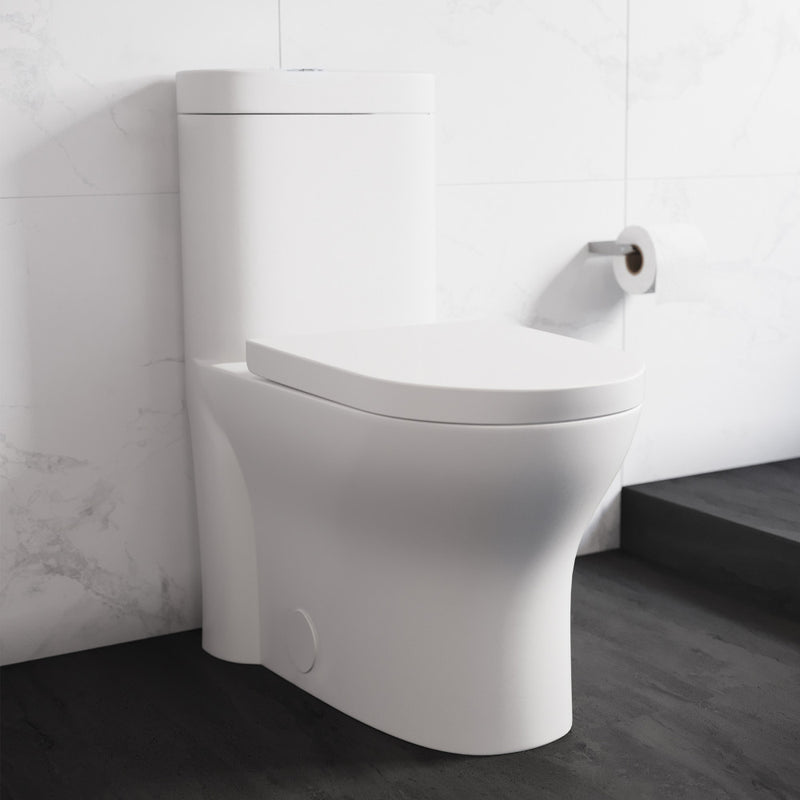 Monaco One-Piece Elongated Toilet Dual Flush 1.1/1.6 gpf with 10" Rough in